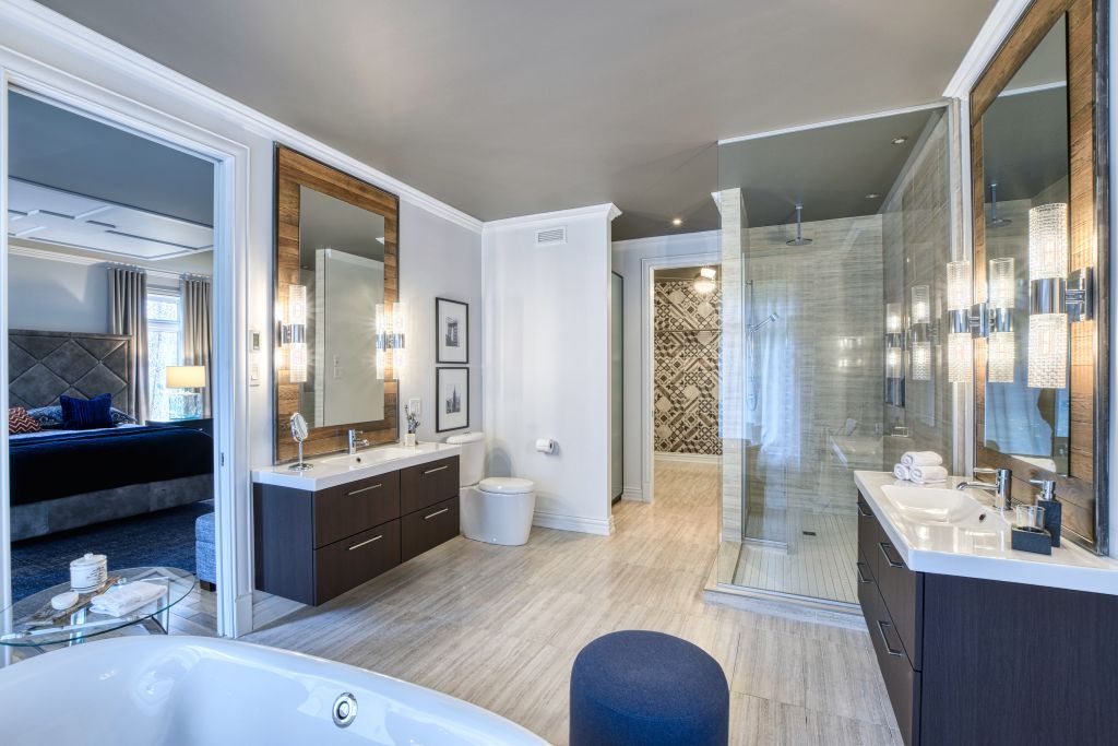 photo salle de bain réalisé par Denis Bourgeois Design